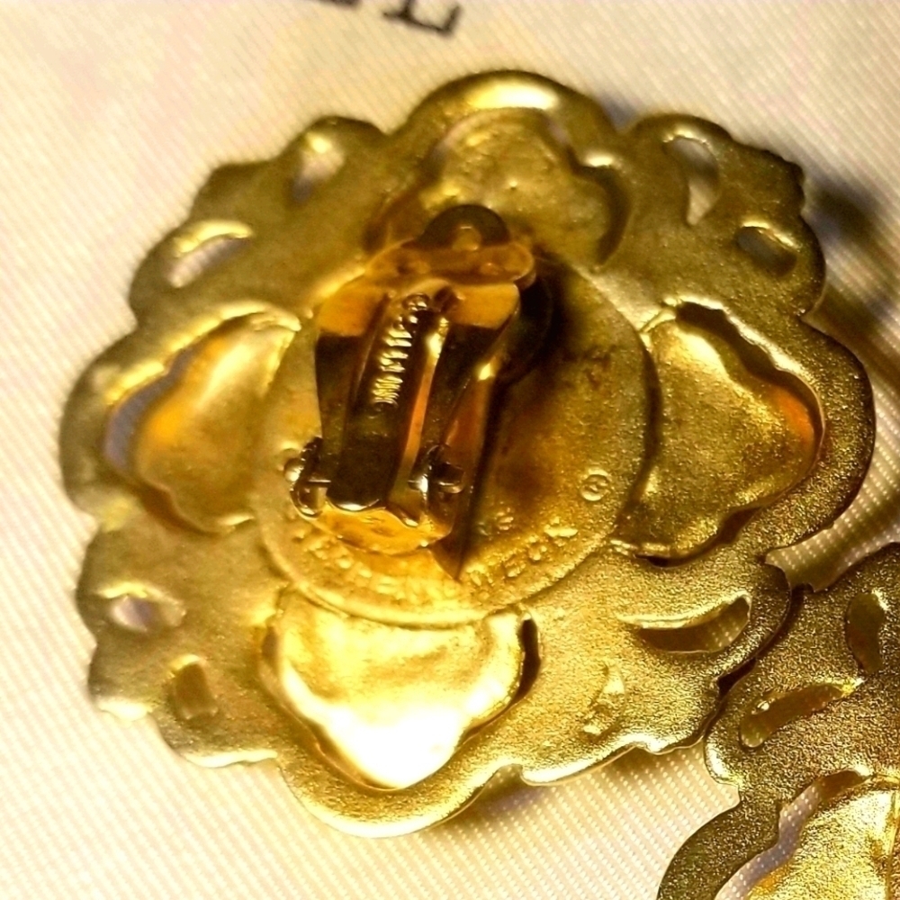Stephen Dweck Jade RARE HUGE RUNWAY Sterling Earrings - Picture 6 of 7